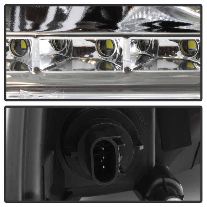 Spyder Auto 9036743 XTune Halo Projector Headlights; LED; Chrome; - Truck Part Superstore