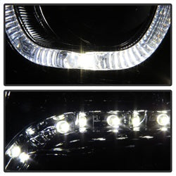 Spyder Auto 9036743 XTune Halo Projector Headlights; LED; Chrome; - Truck Part Superstore