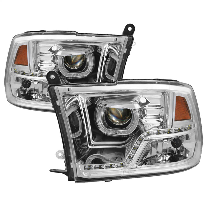 Spyder Auto 9036743 XTune Halo Projector Headlights; LED; Chrome; - Truck Part Superstore