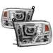 Spyder Auto 9036743 XTune Halo Projector Headlights; LED; Chrome; - Truck Part Superstore