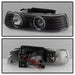 Spyder Auto 9036781 XTune Halo Projector Headlights; 4 pc.; LED; w/Bumper Lights; Black; - Truck Part Superstore