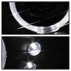 Spyder Auto 9036781 XTune Halo Projector Headlights; 4 pc.; LED; w/Bumper Lights; Black; - Truck Part Superstore