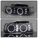 Spyder Auto 9036781 XTune Halo Projector Headlights; 4 pc.; LED; w/Bumper Lights; Black; - Truck Part Superstore