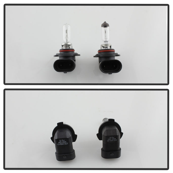 Spyder Auto 9037405 XTune Headlights; 8 pc.; Black; w/Corner And Parking Lights; - Truck Part Superstore