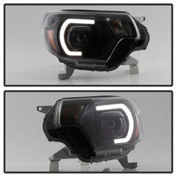 Spyder Auto 9037542 XTune DRL Light Bar Projector Headlights; Black; - Truck Part Superstore