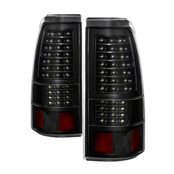 Spyder Auto 9037634 XTune LED Tail Lights; Black; - Truck Part Superstore
