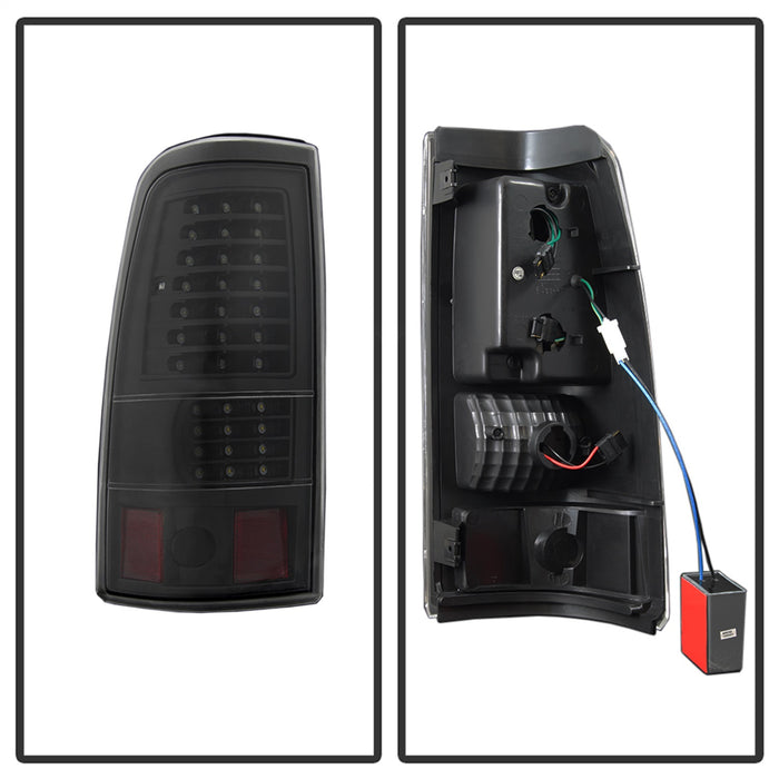 Spyder Auto 9037634 XTune LED Tail Lights; Black; - Truck Part Superstore