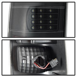 Spyder Auto 9037634 XTune LED Tail Lights; Black; - Truck Part Superstore