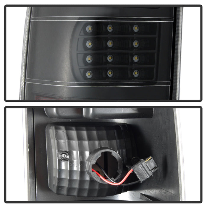 Spyder Auto 9037634 XTune LED Tail Lights; Black; - Truck Part Superstore