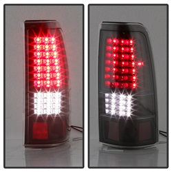 Spyder Auto 9037634 XTune LED Tail Lights; Black; - Truck Part Superstore