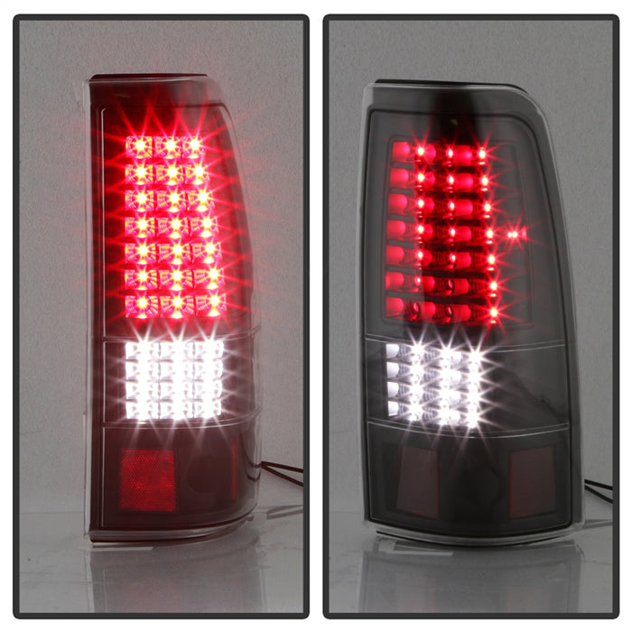 Spyder Auto 9037634 XTune LED Tail Lights; Black; - Truck Part Superstore
