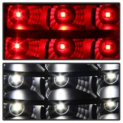 Spyder Auto 9037634 XTune LED Tail Lights; Black; - Truck Part Superstore