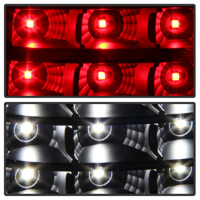 Spyder Auto 9037634 XTune LED Tail Lights; Black; - Truck Part Superstore