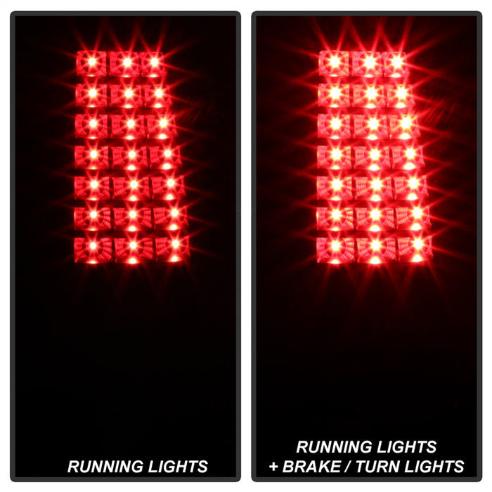 Spyder Auto 9037634 XTune LED Tail Lights; Black; - Truck Part Superstore