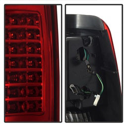 Spyder Auto 9037665 XTune LED Tail Lights; C-Shape; Red Clear; - Truck Part Superstore