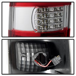 Spyder Auto 9037665 XTune LED Tail Lights; C-Shape; Red Clear; - Truck Part Superstore