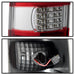 Spyder Auto 9037665 XTune LED Tail Lights; C-Shape; Red Clear; - Truck Part Superstore
