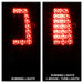 Spyder Auto 9037665 XTune LED Tail Lights; C-Shape; Red Clear; - Truck Part Superstore