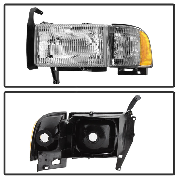 Spyder Auto 9038174 XTune Headlight; LH(Driver) Side; OEM; w/Corner Lights; - Truck Part Superstore