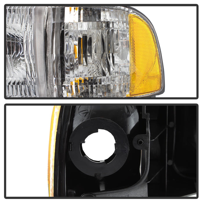 Spyder Auto 9038174 XTune Headlight; LH(Driver) Side; OEM; w/Corner Lights; - Truck Part Superstore