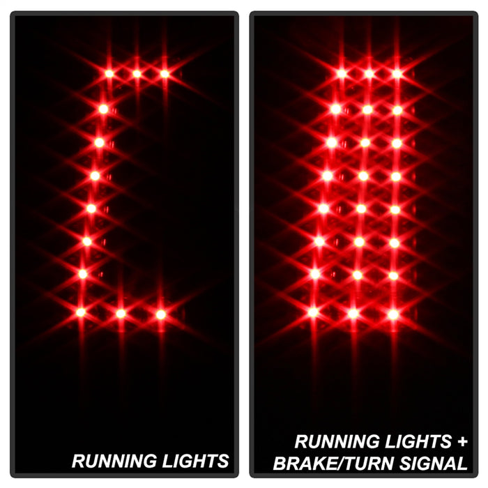 Spyder Auto 9038471 XTune LED Tail Lights; Version 2; Black Smoke; - Truck Part Superstore