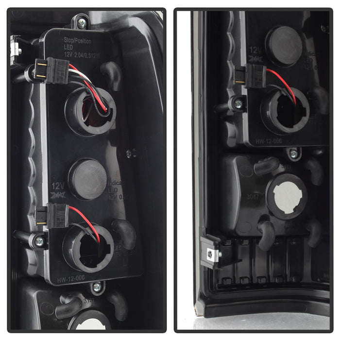 Spyder Auto 9038471 XTune LED Tail Lights; Version 2; Black Smoke; - Truck Part Superstore