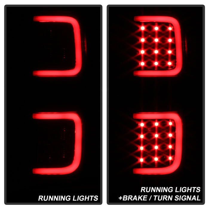 Spyder Auto 9038495 XTune LED Tail Lights; Black Smoke; - Truck Part Superstore