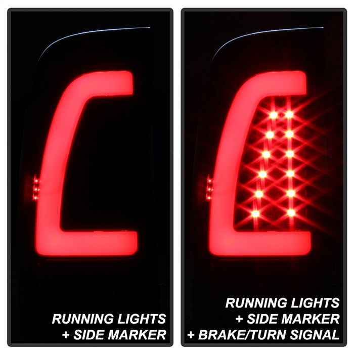 Spyder Auto 9038501 XTune Light Bar LED Tail Lights; Black Smoke; - Truck Part Superstore
