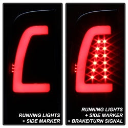 Spyder Auto 9038501 XTune Light Bar LED Tail Lights; Black Smoke; - Truck Part Superstore