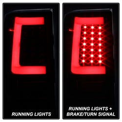 Spyder Auto 9038532 XTune Light Bar LED Tail Lights; Black; - Truck Part Superstore
