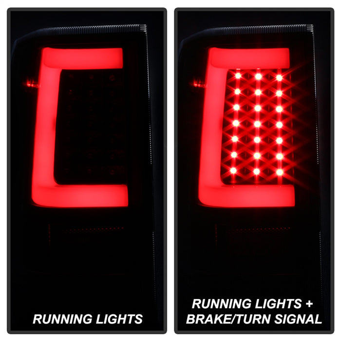 Spyder Auto 9038532 XTune Light Bar LED Tail Lights; Black; - Truck Part Superstore