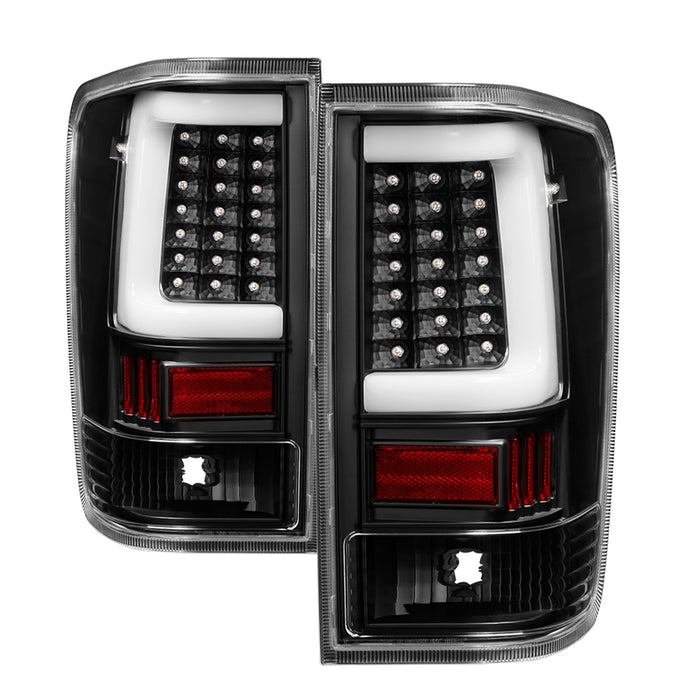 Spyder Auto 9038532 XTune Light Bar LED Tail Lights; Black; - Truck Part Superstore