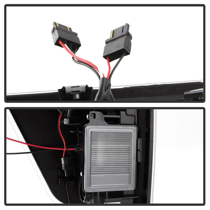 Spyder Auto 9038532 XTune Light Bar LED Tail Lights; Black; - Truck Part Superstore