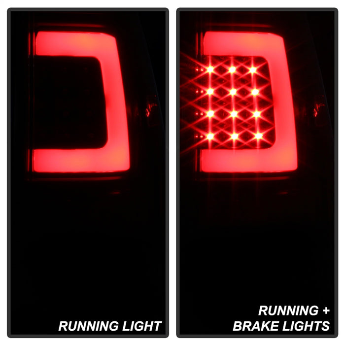 Spyder Auto 9038563 XTune Light Bar LED Tail Lights; Black; - Truck Part Superstore