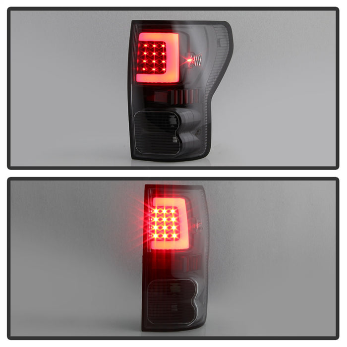 Spyder Auto 9038563 XTune Light Bar LED Tail Lights; Black; - Truck Part Superstore