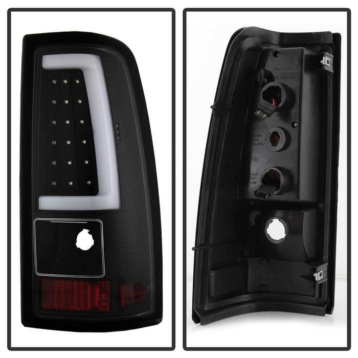 Spyder Auto 9038761 XTune Light Bar LED Tail Lights; Version 3; Black; - Truck Part Superstore