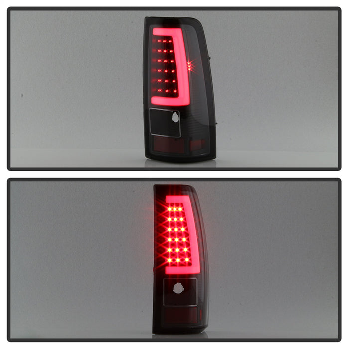 Spyder Auto 9038761 XTune Light Bar LED Tail Lights; Version 3; Black; - Truck Part Superstore