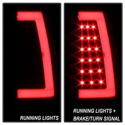 Spyder Auto 9038778 XTune Light Bar LED Tail Lights; Version 3; Black Smoke; - Truck Part Superstore