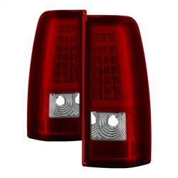 Spyder Auto 9038792 XTune Light Bar LED Tail Lights; Version 3; Red Clear; - Truck Part Superstore