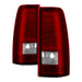 Spyder Auto 9038792 XTune Light Bar LED Tail Lights; Version 3; Red Clear; - Truck Part Superstore
