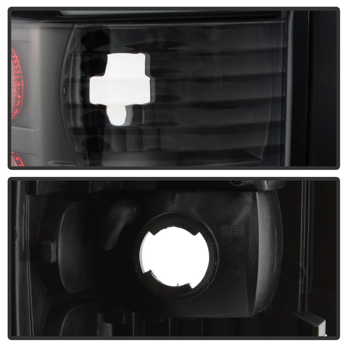 Spyder Auto 9038860 XTune Light Bar LED Tail Lights; Black; - Truck Part Superstore
