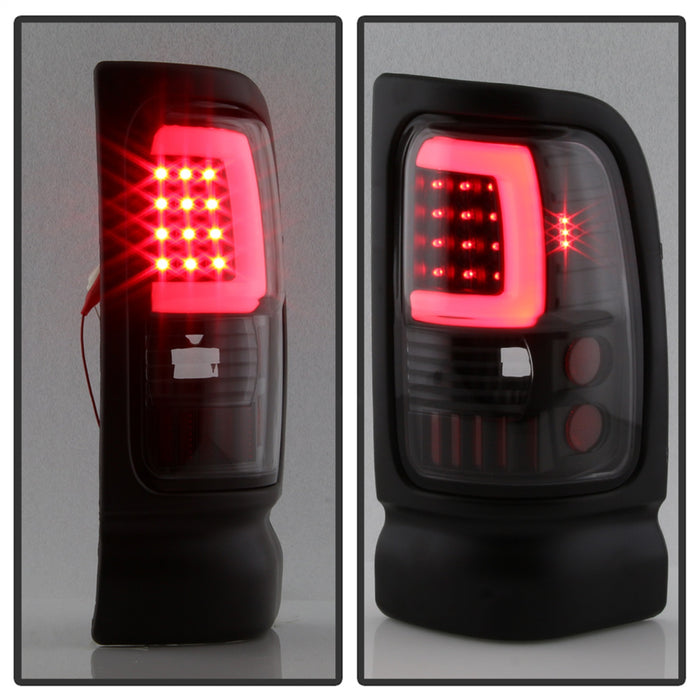 Spyder Auto 9038860 XTune Light Bar LED Tail Lights; Black; - Truck Part Superstore