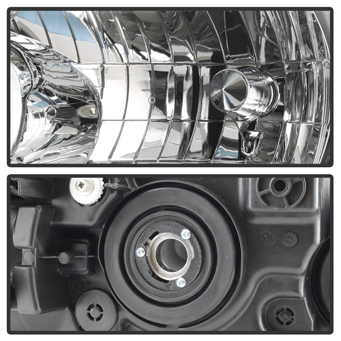 Spyder Auto 9039157 XTune Headlights; OEM; Chrome; - Truck Part Superstore