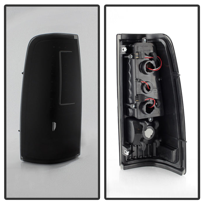 Spyder Auto 9039218 XTune LED Tail Lights; C-Shape; Black Smoke; - Truck Part Superstore