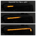 Spyder Auto 9039256 XTune DRL Light Bar Projector Headlights; w/Sequential Turn Signal; Black; - Truck Part Superstore