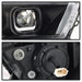 Spyder Auto 9039256 XTune DRL Light Bar Projector Headlights; w/Sequential Turn Signal; Black; - Truck Part Superstore