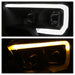 Spyder Auto 9039256 XTune DRL Light Bar Projector Headlights; w/Sequential Turn Signal; Black; - Truck Part Superstore