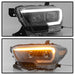 Spyder Auto 9039256 XTune DRL Light Bar Projector Headlights; w/Sequential Turn Signal; Black; - Truck Part Superstore