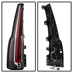 Spyder Auto 9039775 XTune LED Tail Lights; Escalade Style; Black; - Truck Part Superstore