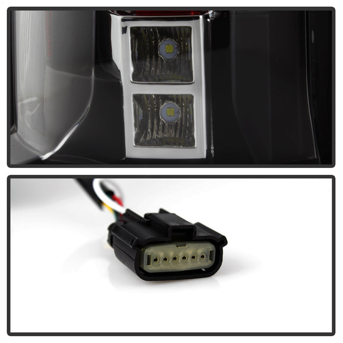 Spyder Auto 9039775 XTune LED Tail Lights; Escalade Style; Black; - Truck Part Superstore